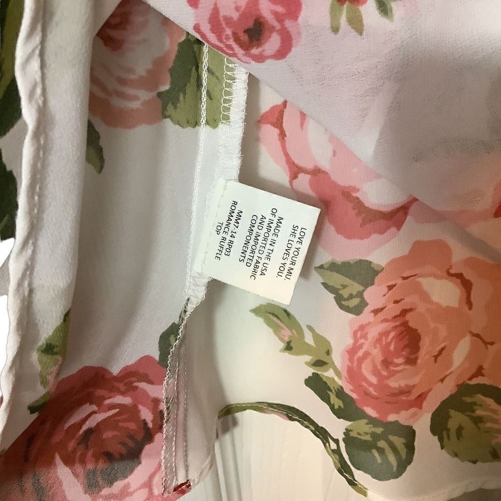 Show Me Your Mumu Romance R￼uffle Top - Picture 6 of 7